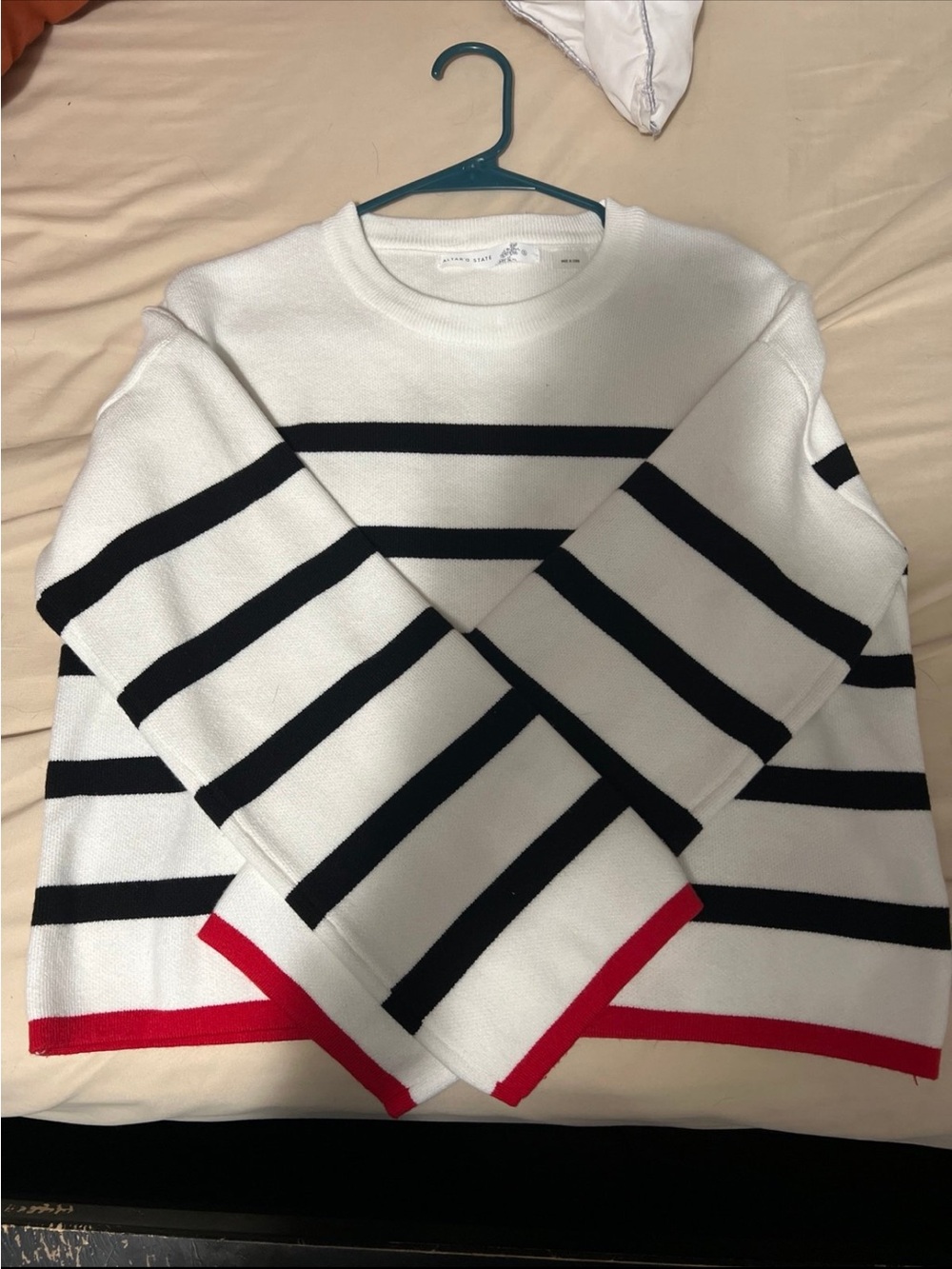 Altar'd State Cream Crewneck Pullover - Picture 4 of 4